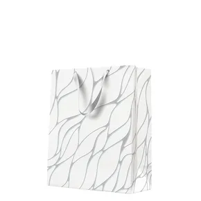 Geschenktasche premium groß - Fluid Waves 26,5x13x33,5 cm